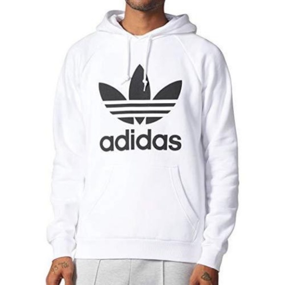 adidas Other - NWT Adidas Originals Trefoil Hoodie WHITE AY6474